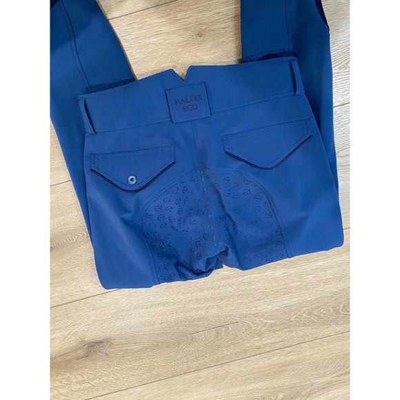 Halter Ego Equestrian Full Seat Breeches Size 28 Blue - Picture 6 of 8
